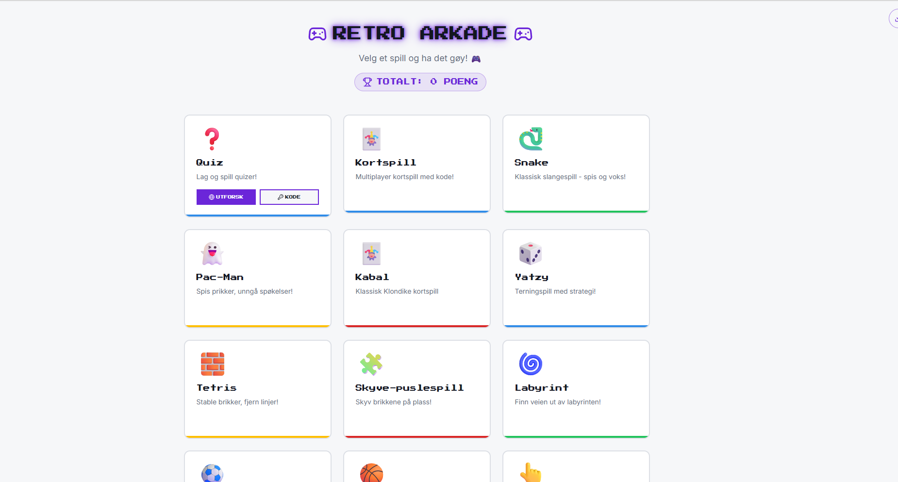 Retro Game Arcade forhåndsvisning